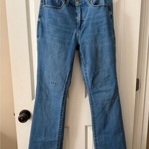 Seven7 Women's Straight Leg Blue Jeans